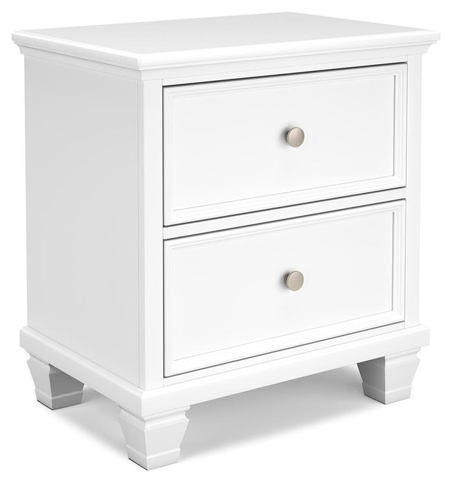 Fortman Queen Panel Storage Bed with Mirrored Dresser and Nightstand