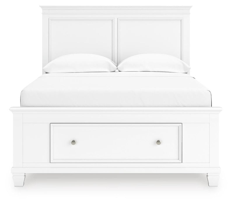 Fortman Full Panel Storage Bed, Dresser and Mirror
