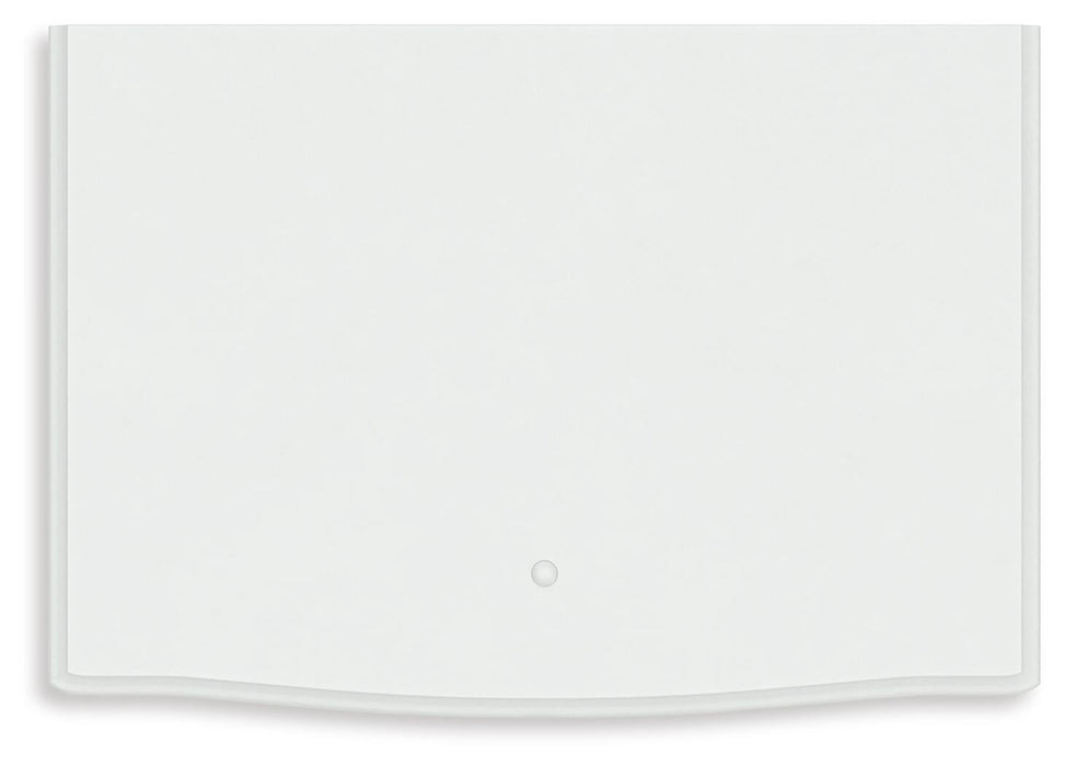 Maylilly Twin Upholstered Panel Storage Bed, Dresser, Mirror and Nightstand
