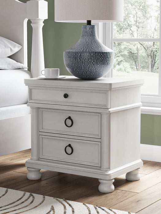 Chadworth King Poster Bed, Dresser, Mirror and Nightstand
