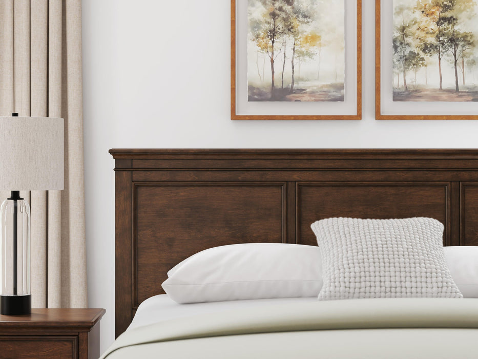 Danabrin California King Panel Storage Bed, Dresser and Mirror
