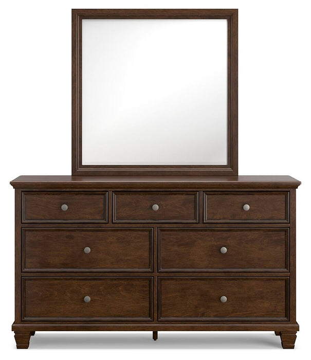 Danabrin Full Panel Storage Bed, Dresser, Mirror and Nightstand