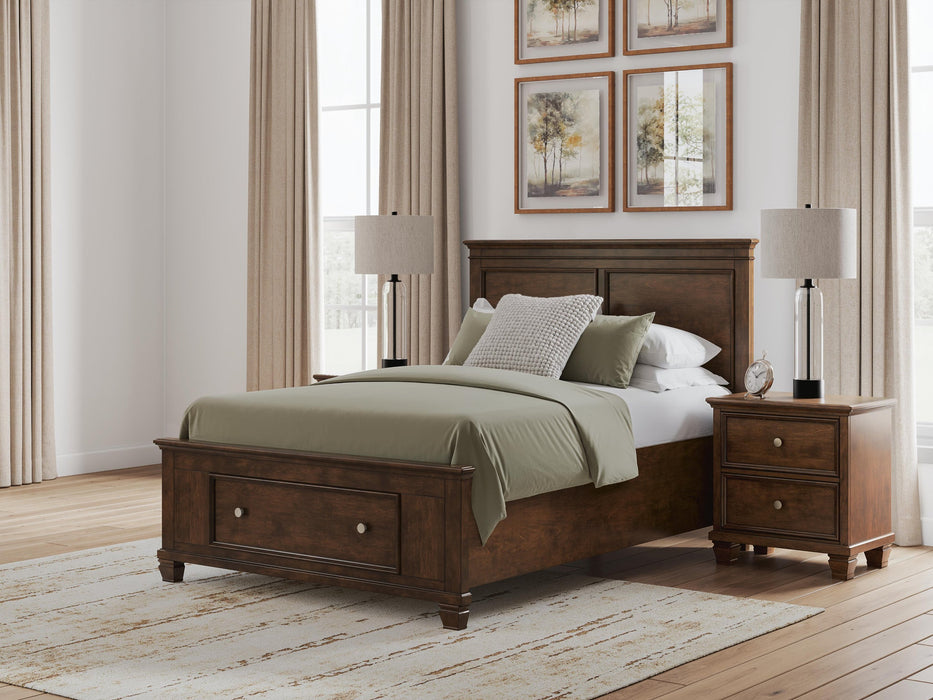 Danabrin Full Panel Storage Bed, Dresser, Mirror and Nightstand