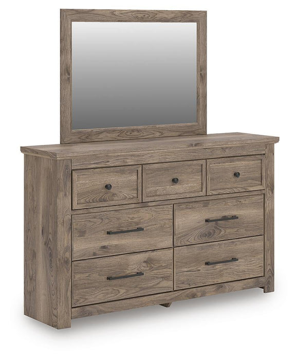 Keithland King Poster Bed, Dresser and Mirror
