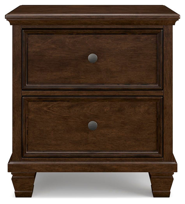 Danabrin King Panel Storage Bed, Dresser, Mirror and Nightstand
