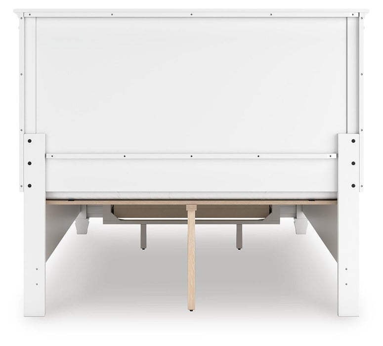 Fortman Full Panel Storage Bed, Dresser, Mirror and Nightstand