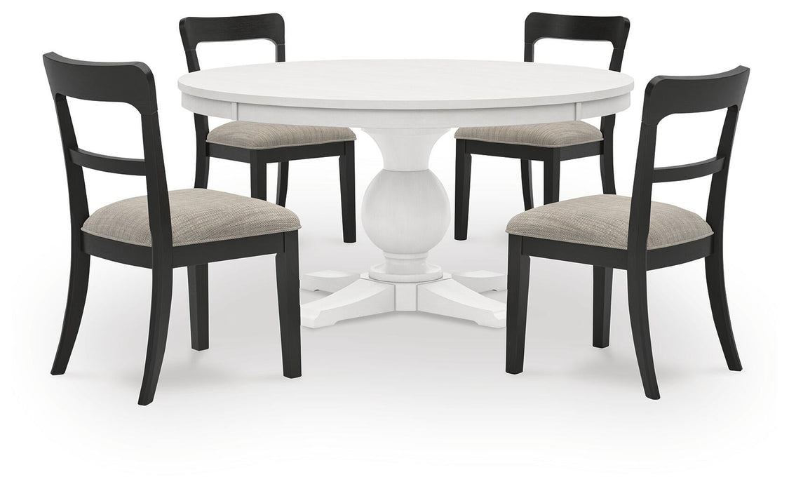 Chadworth Dining Table and 4 Chairs