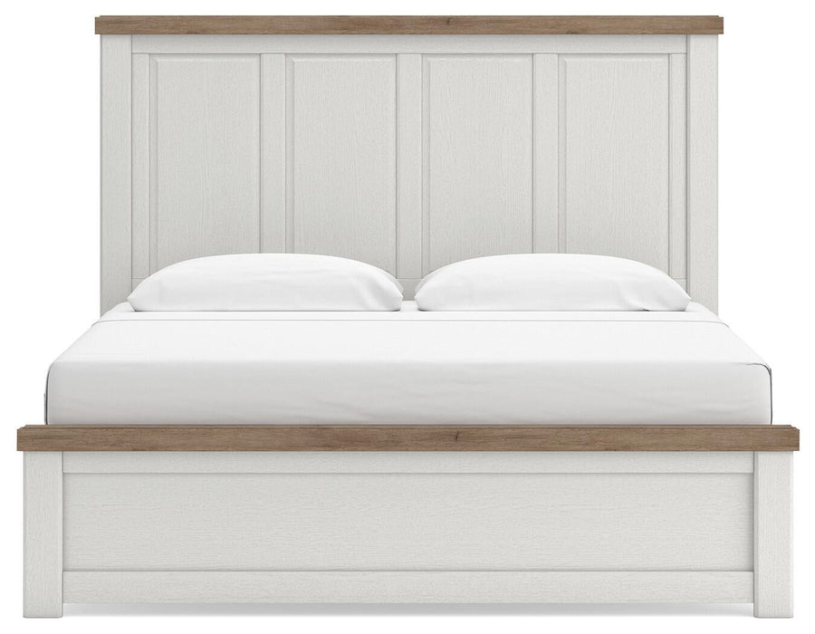 Savonport King Panel Bed, Dresser, Mirror, Chest and Nightstand