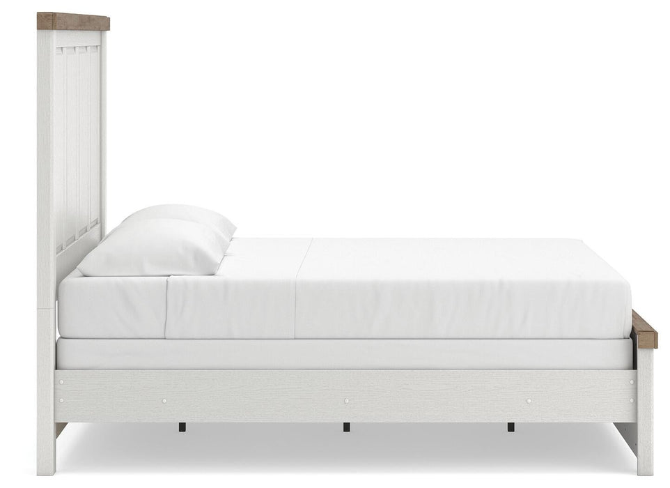 Savonport King Panel Bed, Dresser and Mirror