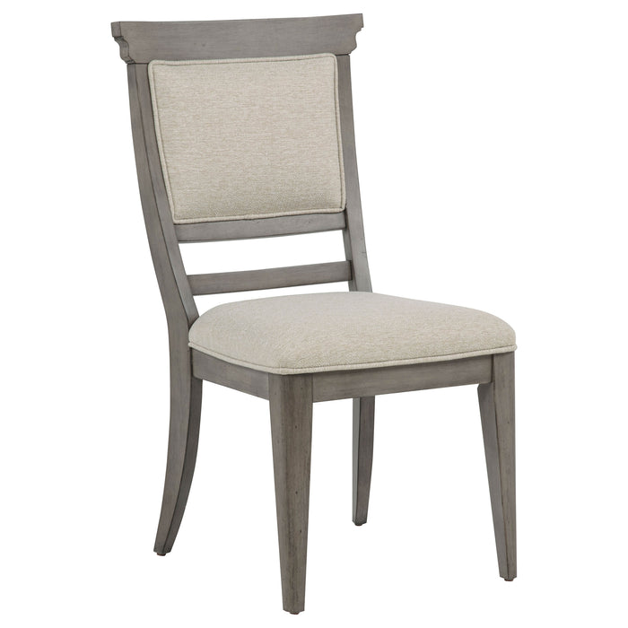 Cresswell 7-piece 104-inch Extension Dining Set Weathered Taupe