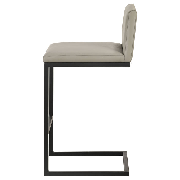 Vardon Genuine Leather Bar Stool Tan (Set of 2)