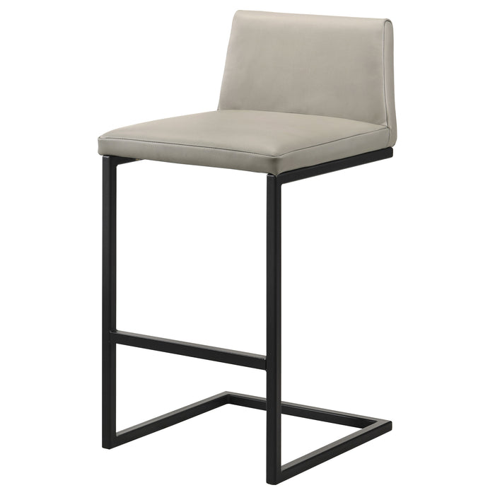 Vardon Genuine Leather Bar Stool Tan (Set of 2)