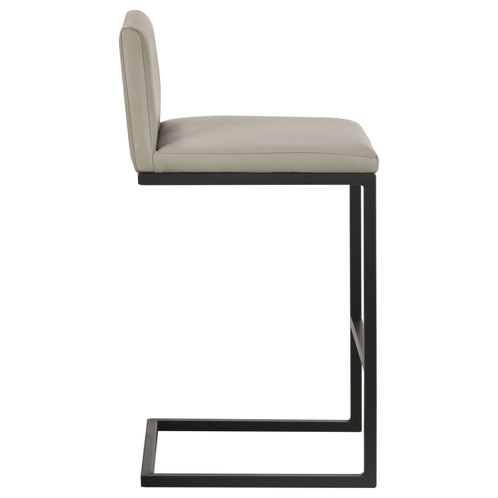Vardon Genuine Leather Bar Stool Tan (Set of 2)