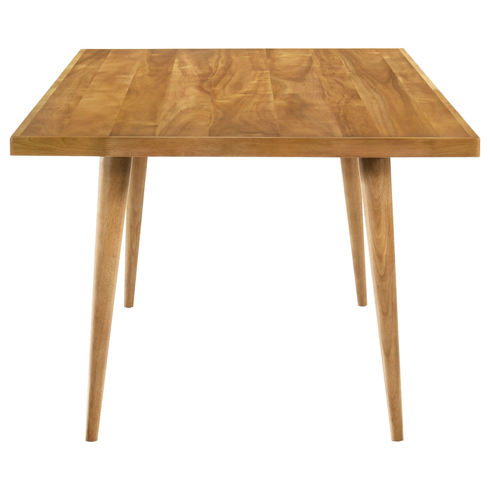 Fabra 79-inch Rectangular Wood Dining Table Honey