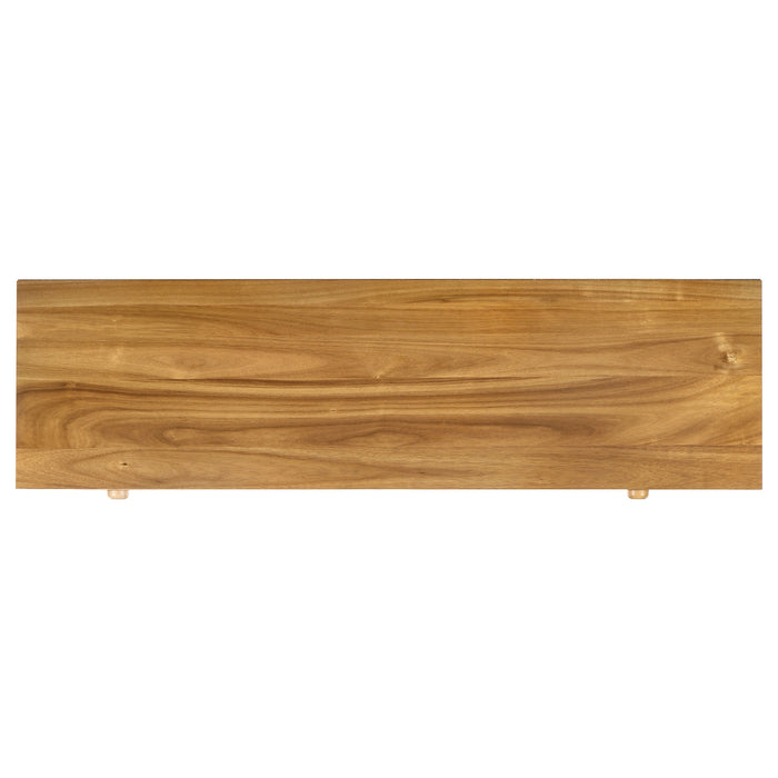 Fabra 4-door Dining Sideboard Storage Console Honey