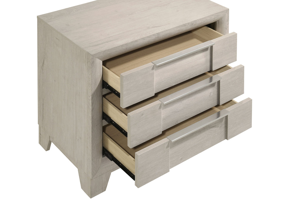 Farre 4-piece Eastern King Bedroom Set Washed Grey