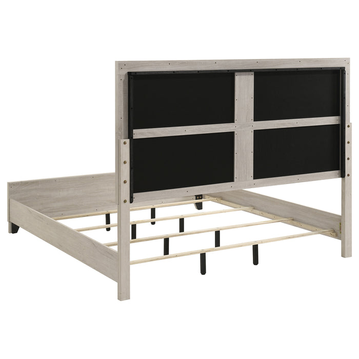 Farre 5-piece Eastern King Bedroom Set Washed Grey