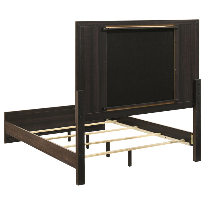 Etienne 5-piece Full Bedroom Set Walnut