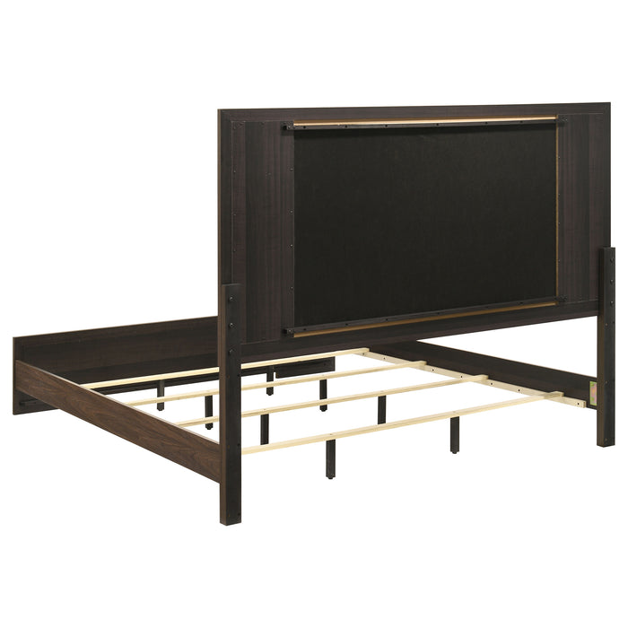 Etienne 4-piece Eastern King Bedroom Set Walnut