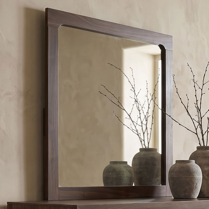 Etienne Rectangular Dresser Mirror Walnut