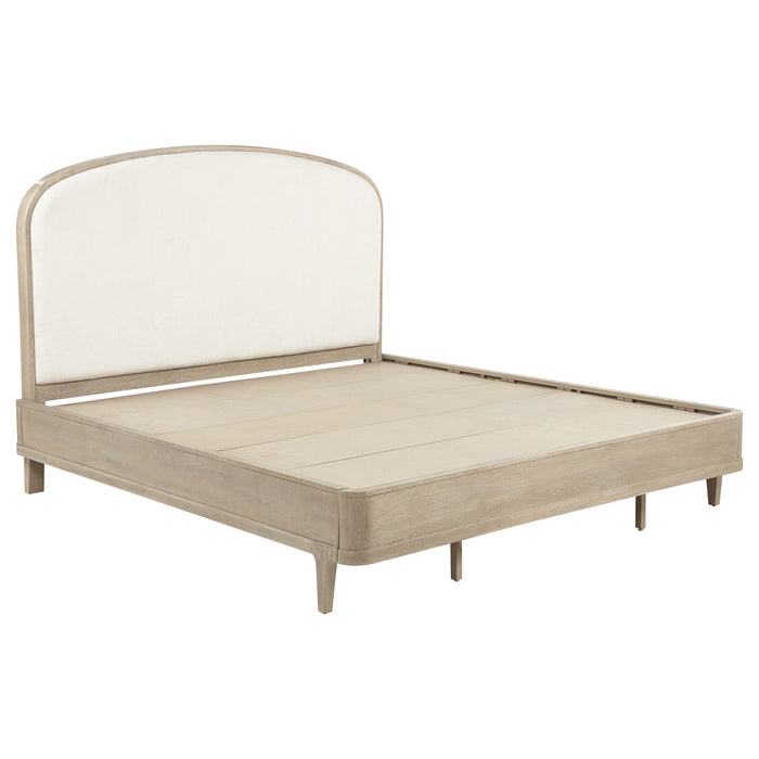 Lucaire 5-piece Eastern King Bedroom Set Sandstone