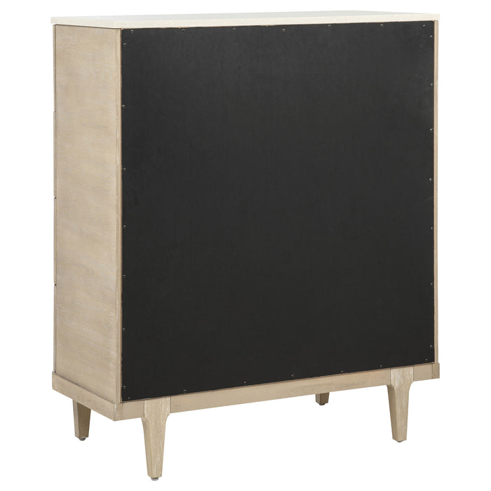 Lucaire 5-piece Eastern King Bedroom Set Sandstone