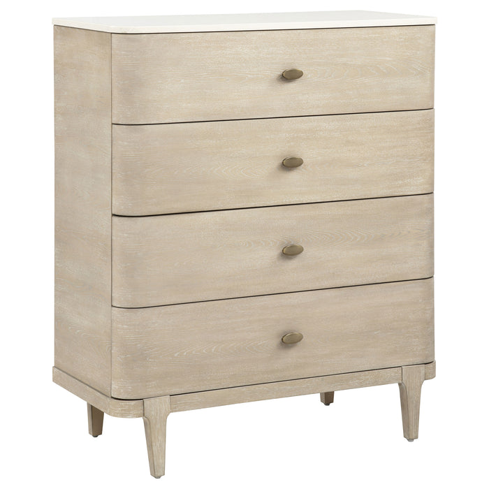 Lucaire 5-piece Eastern King Bedroom Set Sandstone