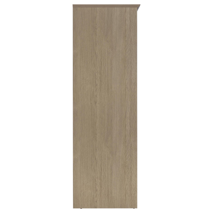 Canova 3-door Bedroom Wardrobe Storage Cabinet Armoire Latte