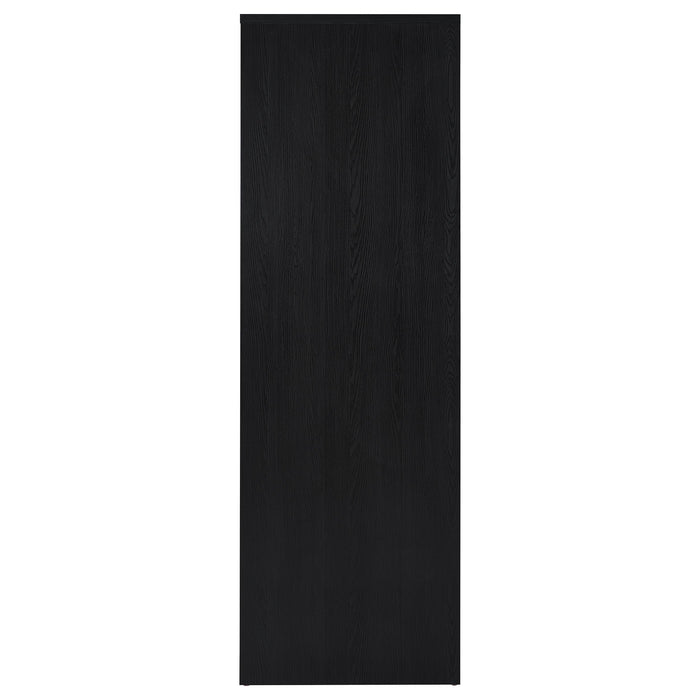 Cerda 3-door Bedroom Wardrobe Storage Cabinet Armoire Black