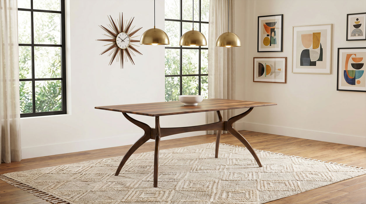 Randolph 79-inch SmartTop™ Rectangular Dining Table Sheesham and Brown