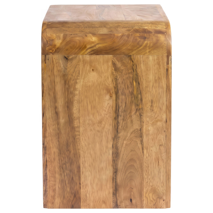 Booker Rectangular Mango Wood End Table Natural